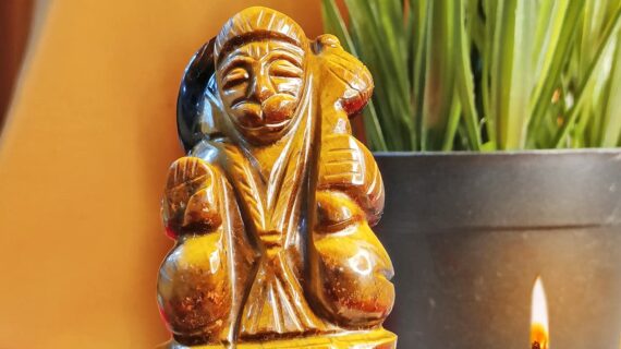 Tiger Eye Lord Hanumanji Idol | Murti