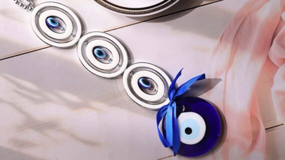 Evil Eye Oval Shape Wall Hanging