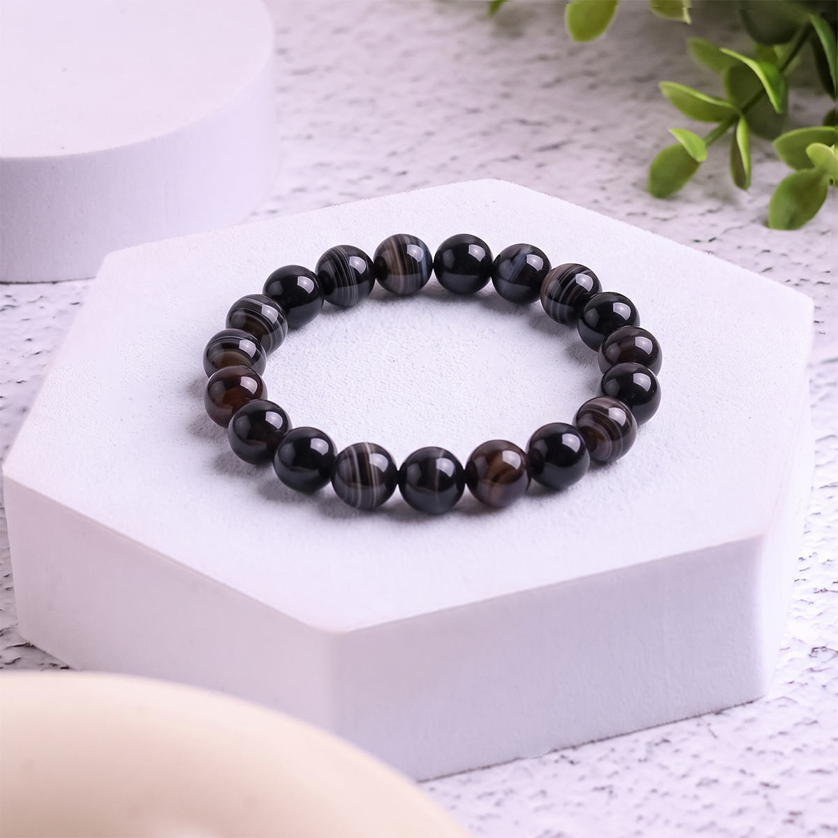 Black Sulemani Bracelet 10 mm black sulemani bracelet 6 mm
