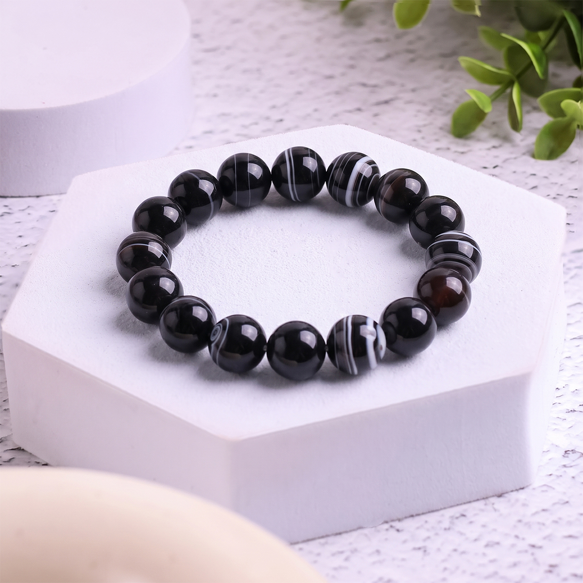 Black Sulemani Bracelet 12 mm black sulemani bracelet 6 mm