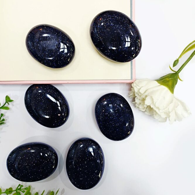 Shop Blue Gold Palm Stone