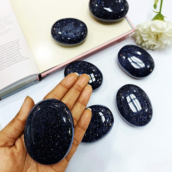 Shop Blue Gold Palm Stone