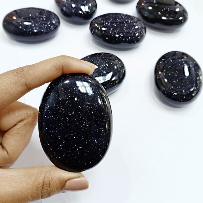 Shop Blue Gold Palm Stone