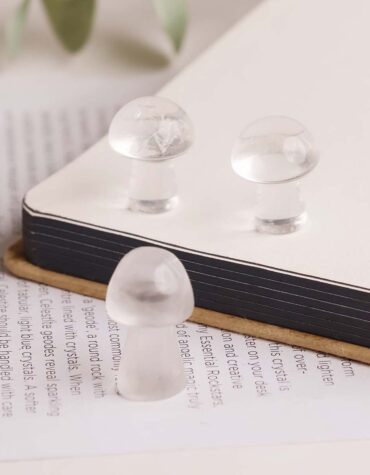 Clear Quartz Mushroom-Shubhnjali Store