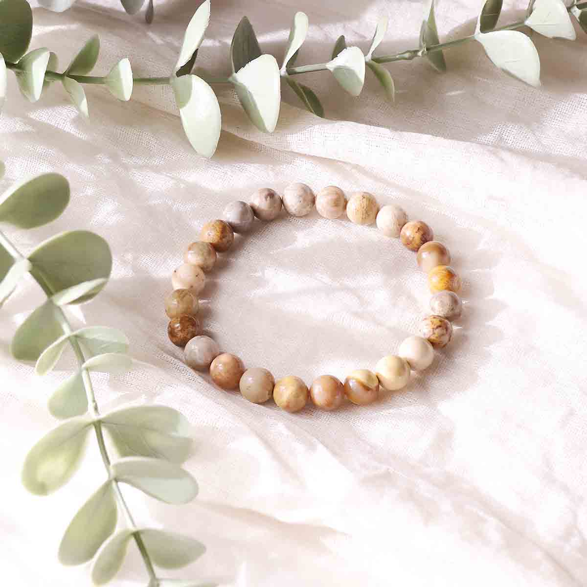 Fossil Jasper Bracelet (12)