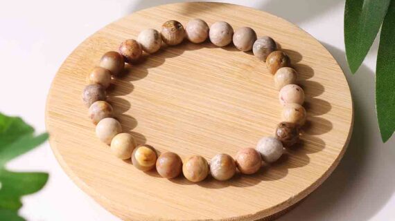 Fossil Jasper Bracelet 8mm