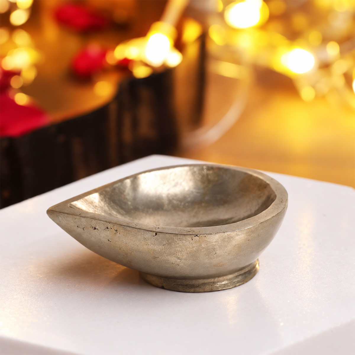 Pyrite Stone Diya-Shubhanjali Store (3) crystal diyas