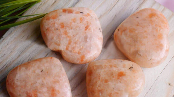 Sunstone Crystal Heart