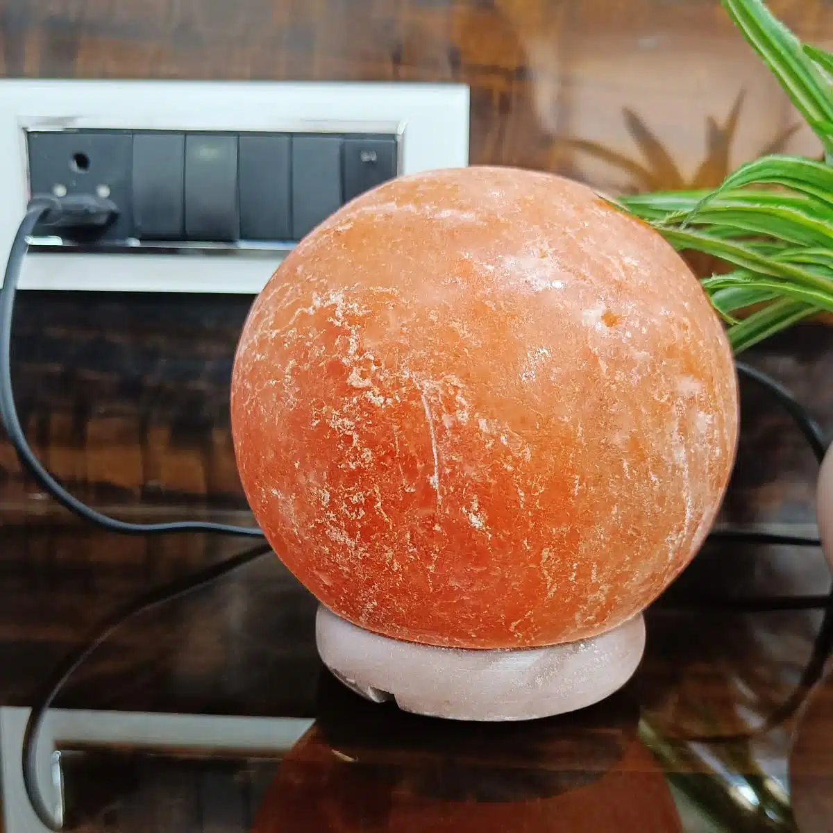 Sphere Himalayan Salt Lamp-Shubhanjali (6) Shop Sphere Himalayan Salt Lamp