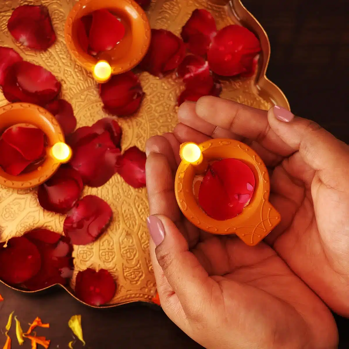 Water Led Diya-Shubhanjali (4) Shop Water Sensor Led Diya