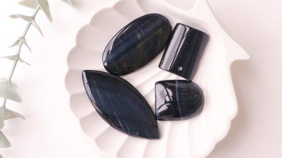 Blue Tiger Eye Cabochon