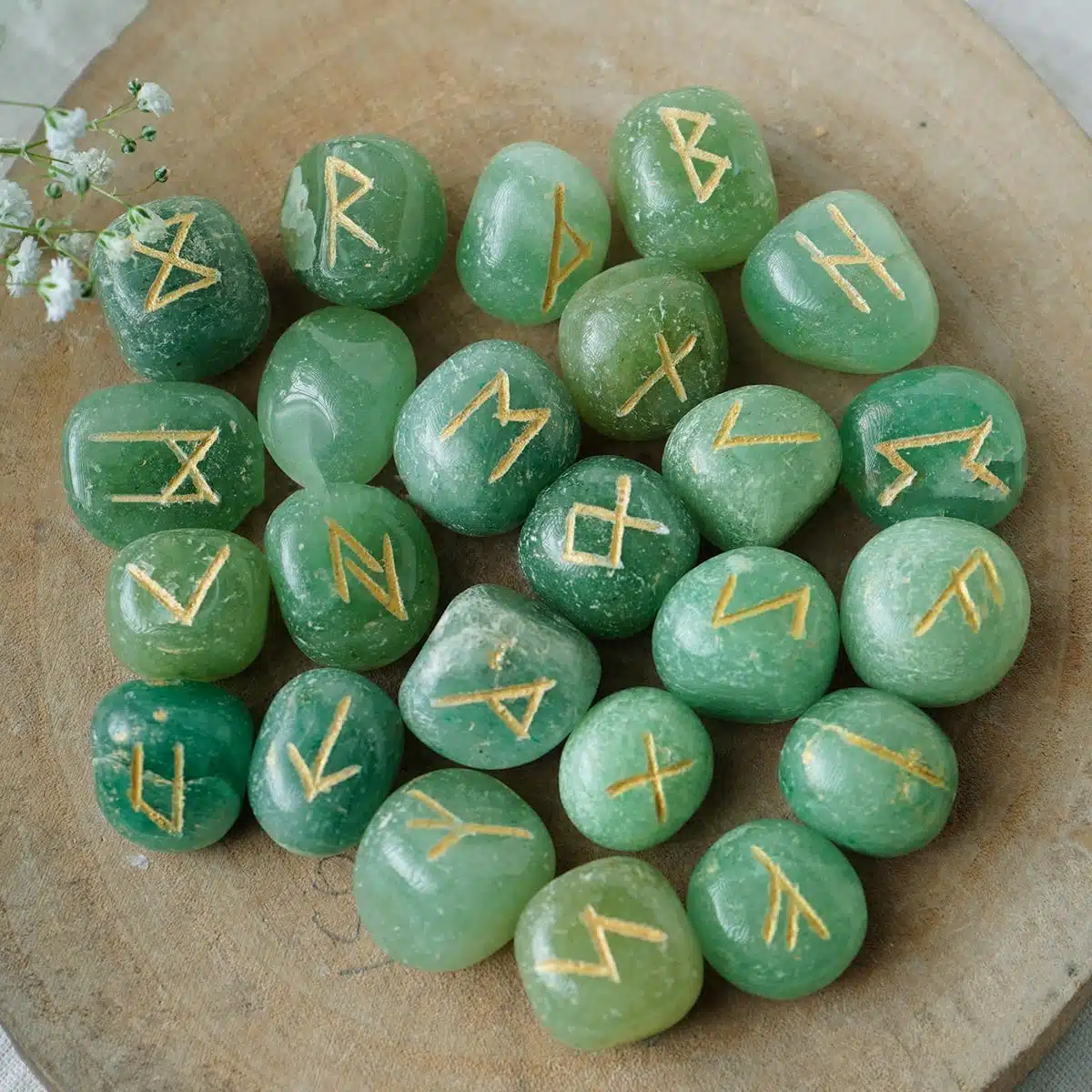 Green Aventurine Runes Shop Green Aventurine Runes