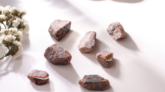 Hessonite Raw Stone