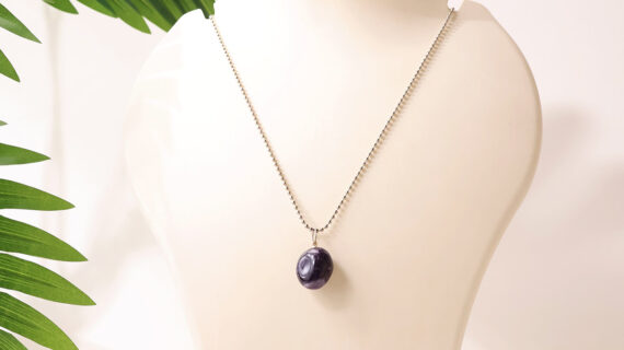 Amethyst Tumble Pendant