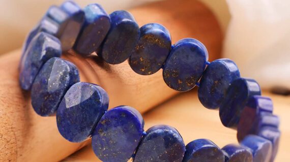 Lapis Lazuli Oval Faceted Bracelet
