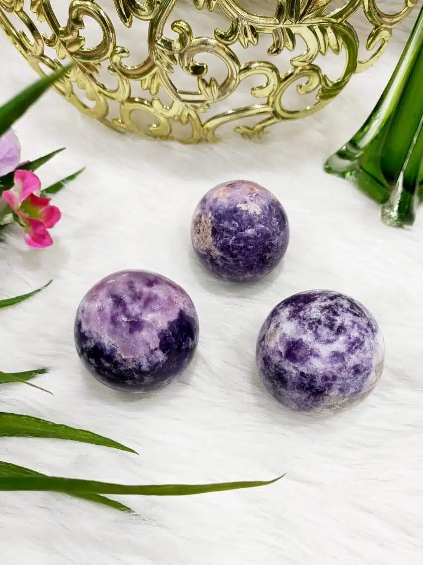 Lepidolite Sphere Ball