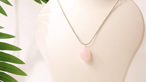 Rose Quartz Tumble Pendant