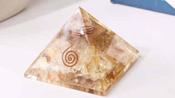 Citrine Orgone Pyramid