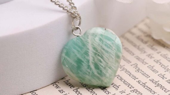 Amazonite Mini Heart Pendant