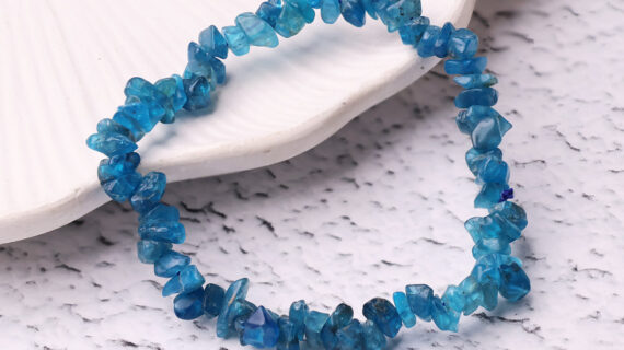 Blue Apatite Chips Bracelet