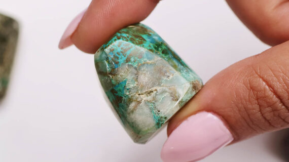Premium Chrysocolla Tumble Stone