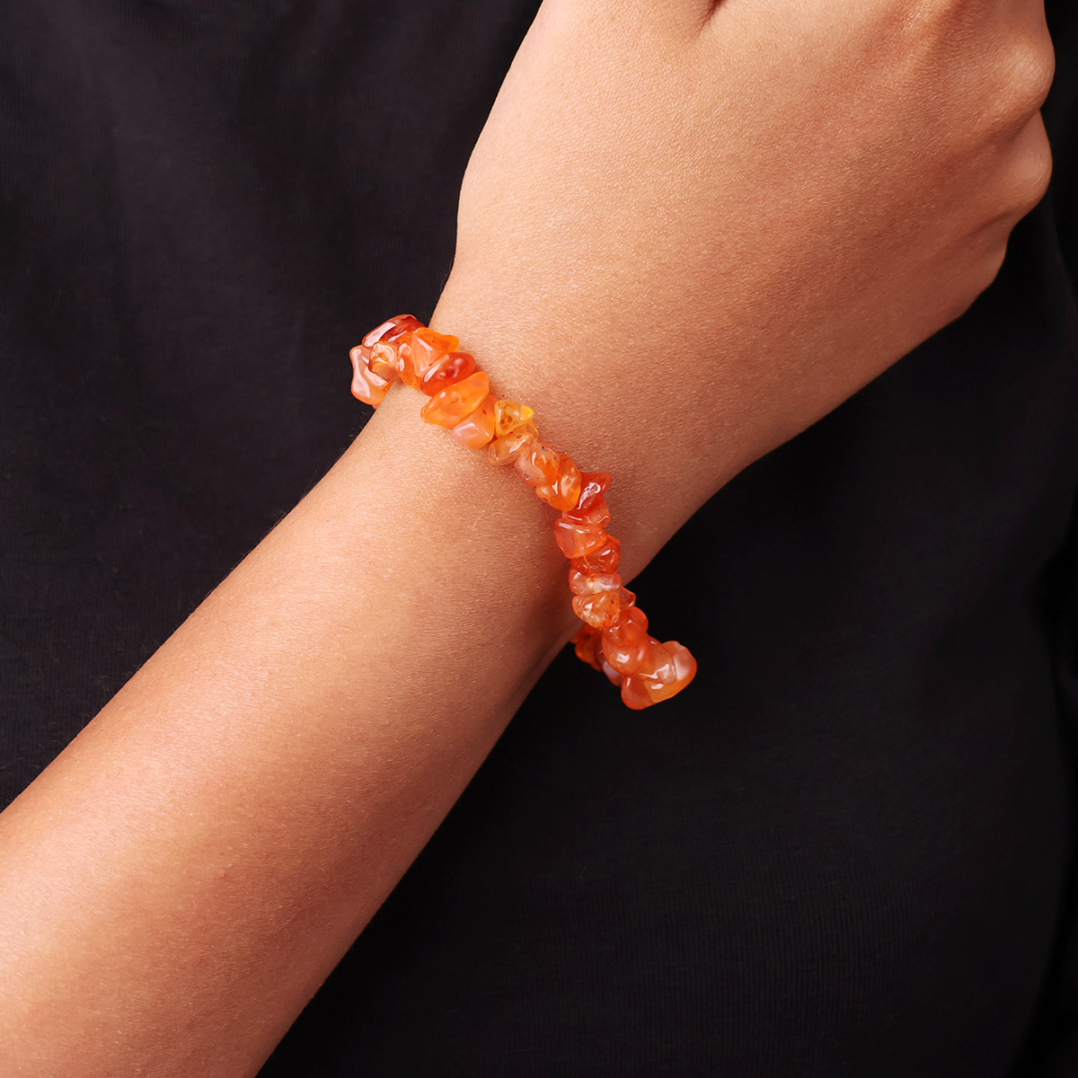 Red Carnelian Chips Bracelet (2)