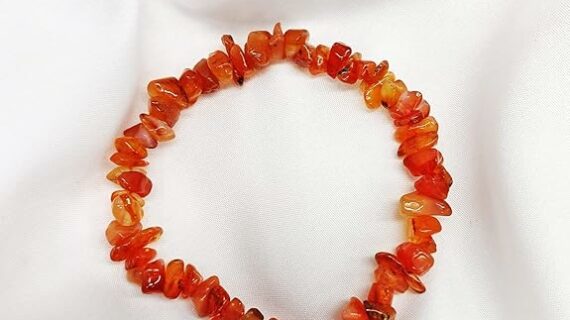 Red Carnelian Chips Bracelet