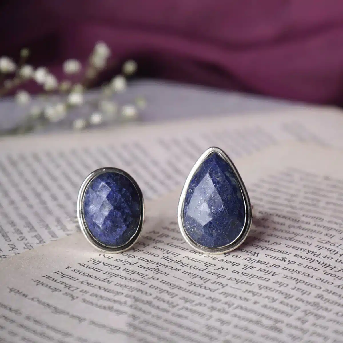 Shubhanjali-Lapis-Lazuli-Facted-Ring_1 Lapis Lazuli Faceted Crystal Ring