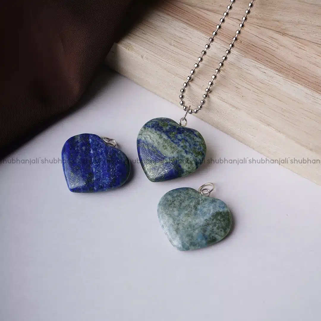Shubhanjali-Lapis-Lazuli-Heart Lapis Lazuli Crystal Heart