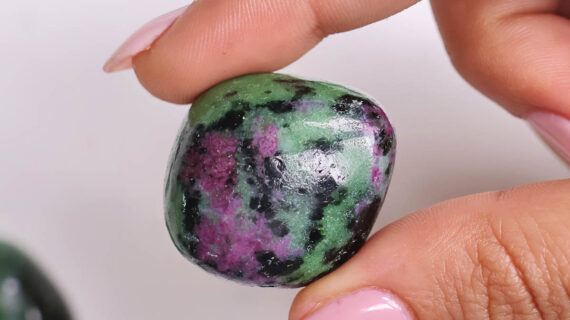 Ruby Zoisite Tumble Stone