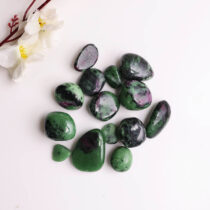 Ruby Zoisite Tumble Stone | Vitality & Prosperity - Shubhanjali