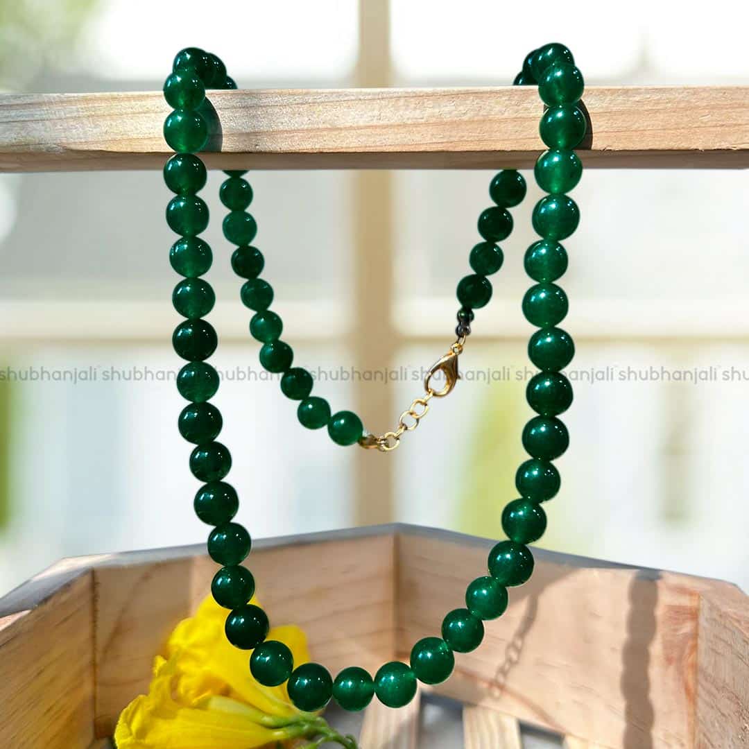 fine jewelry Long 8mm 10mm Red Jade Round Gemstone Beads Necklace drop shipping