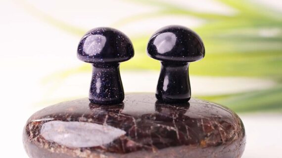 Blue Goldstone Mushroom ( Man-Made )