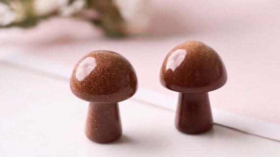 Goldstone Mushroom ( Man-Made )