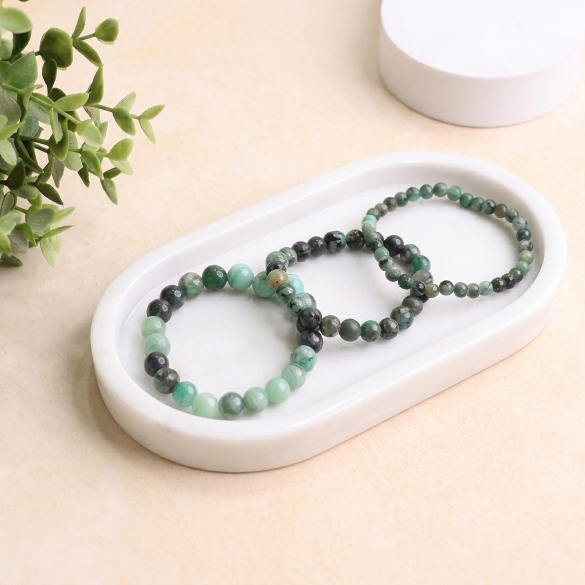 Emerald Bracelet emerald round beads bracelet