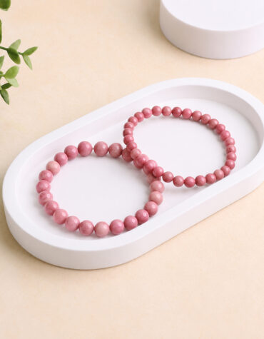 rhodochrosite bracelet 6 mm