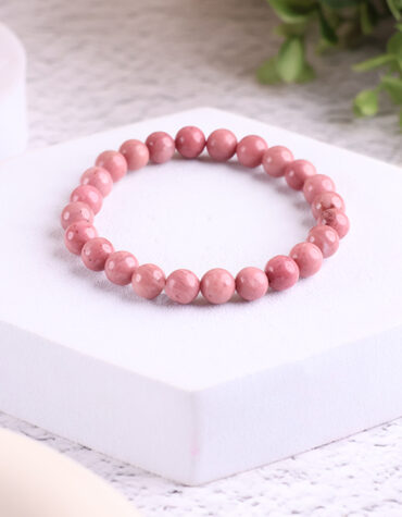 rhodochrosite bracelet 6 mm