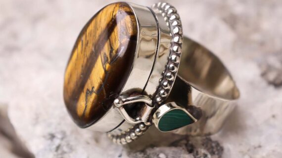 Tiger Eye Wish Ring