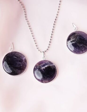 Shop Amethyst Crystal Round Pendant