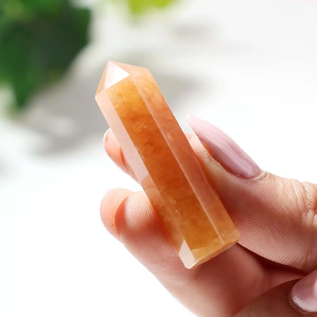 Red Carnelian Mini Pencil Point-Shubhanjali (2) Shop Crystal Red Carnelian Mini Pencil Point