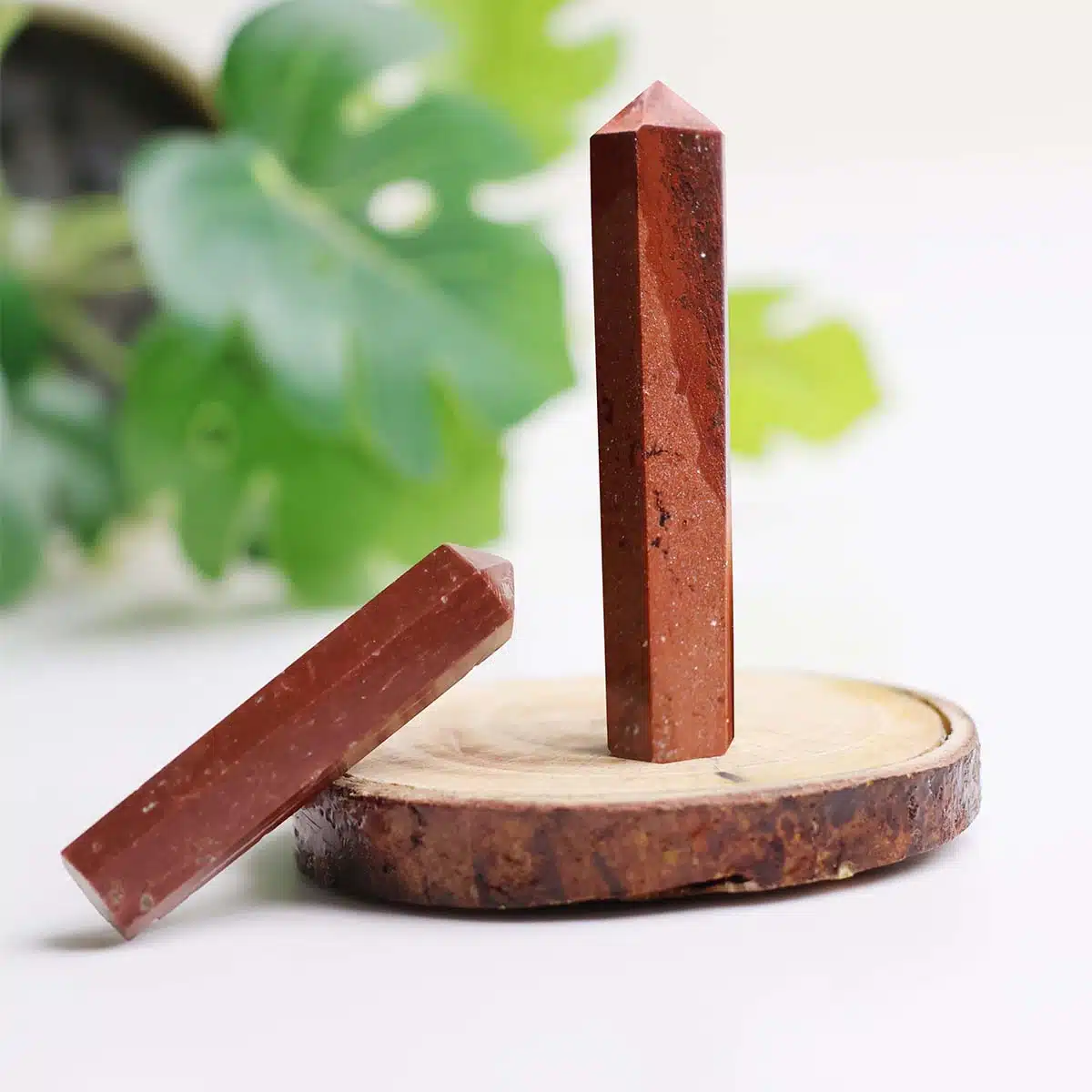 Red Jasper Mini Pencil Point-Shubhanjali (1) Shop Crystal Red Jasper Mini Pencil Point