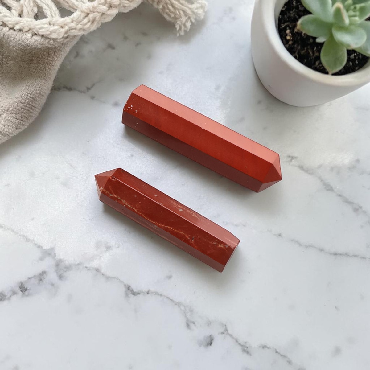 Red Jasper Mini Pencil Point-Shubhanjali Store (1) Red Jasper Mini Pencil Point-Shubhanjali Store