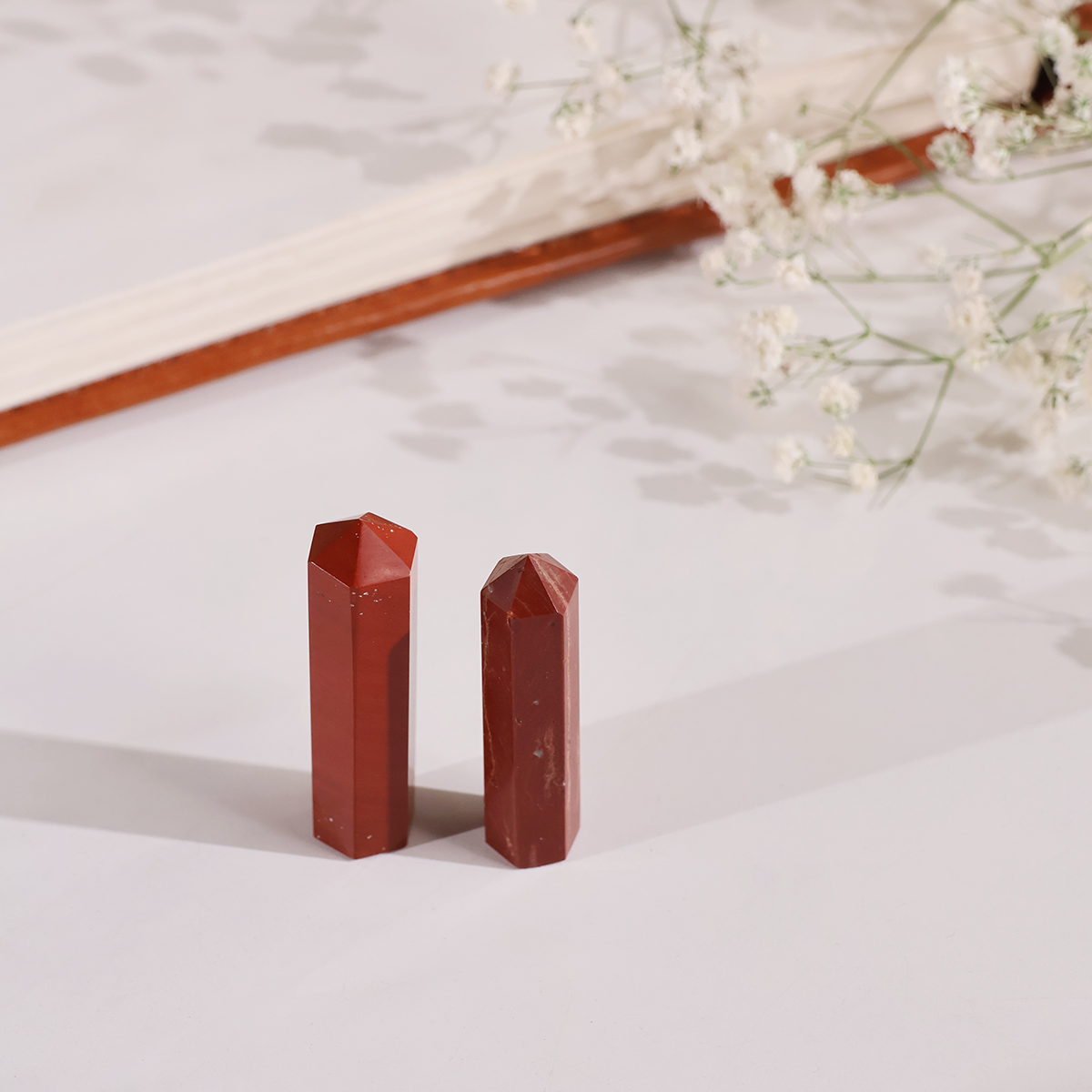 Red Jasper Mini Pencil Point-Shubhanjali Store (6) Red Jasper Mini Pencil Point-Shubhanjali Store
