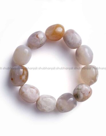 Natural Fossil Jasper Tumble Bracelet