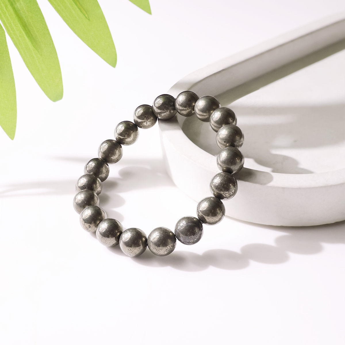 pyrite beads bracelet (8)