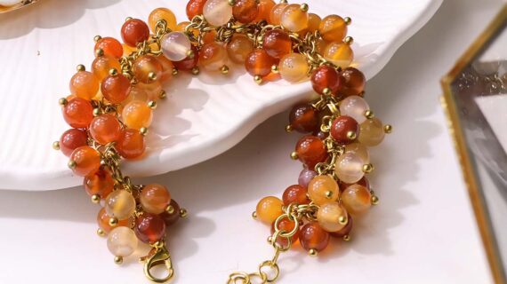 Red Carnelian Bunch Bracelet