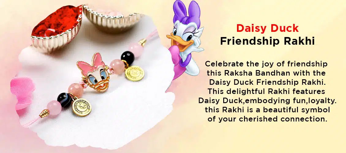 Daisy Duck Friendship Rakhi Banner