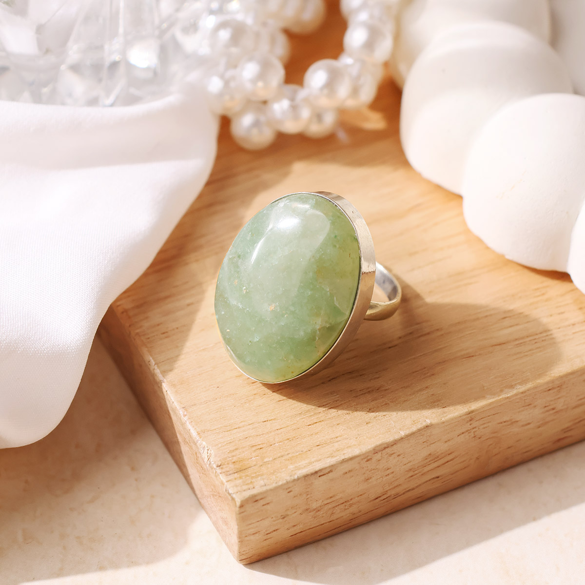 Green Aventurine Stone Rings (13)