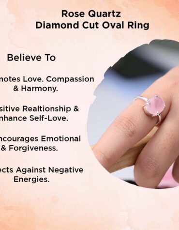 Shop Crystal Rose Quartz Diamond Cut Ring