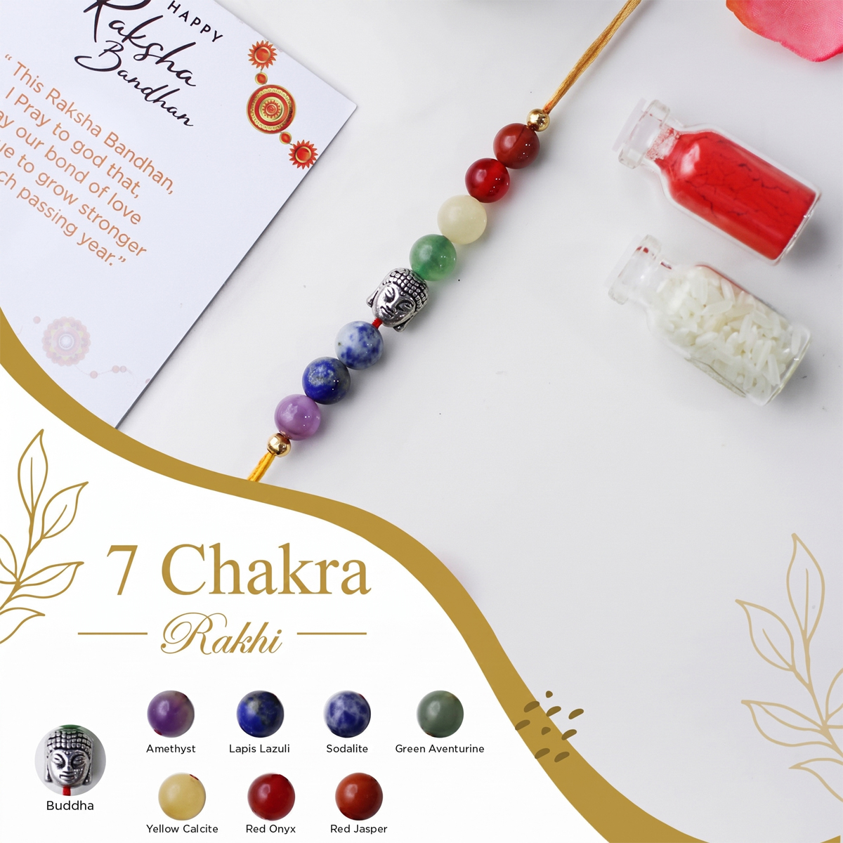 Shubhanjali-Buddha-7Chakra-8MM-Onyx-Beads-Rakhi_6.jpg 7 chakra buddha rakhi